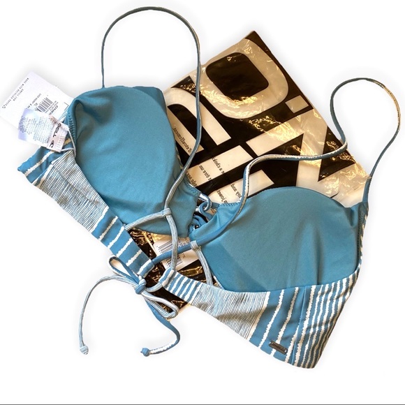 🆕 O’Neill | Kaylen Strappy Striped Bikini Top. - Picture 4 of 7